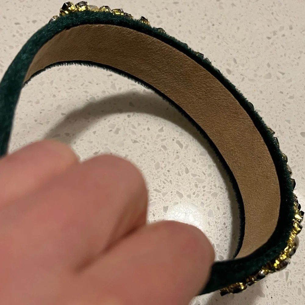 Elegant green‎ Embellished Headband